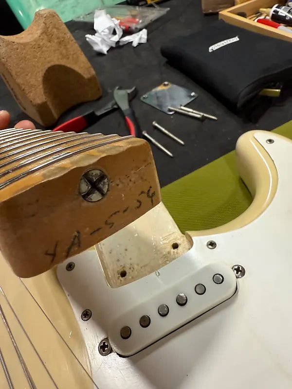 1956 Fender Stratocaster - Blonde/Ash Refin - OHSC