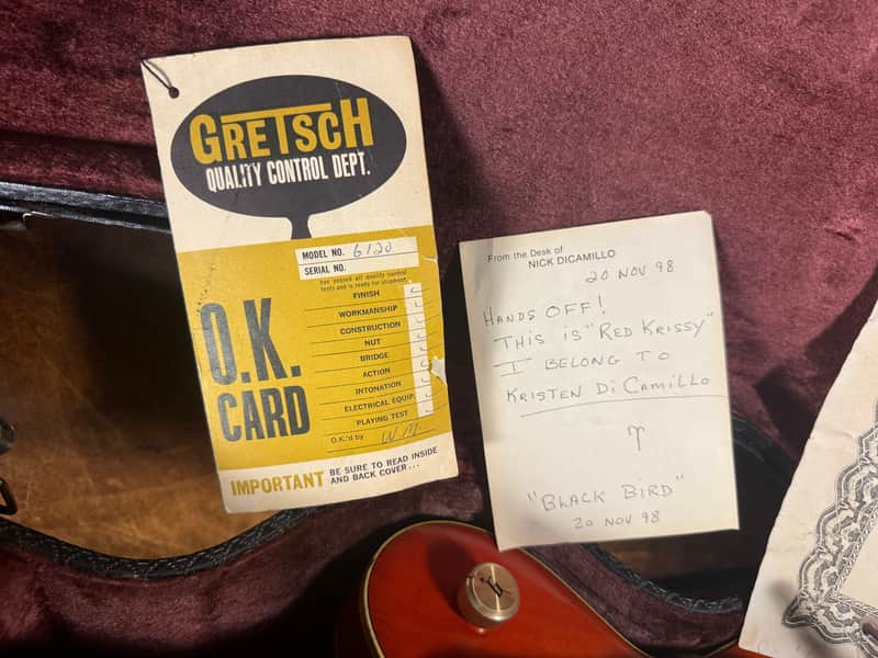 1969 Gretsch 6120 Nashville Hollow Body - Orange - OHSC