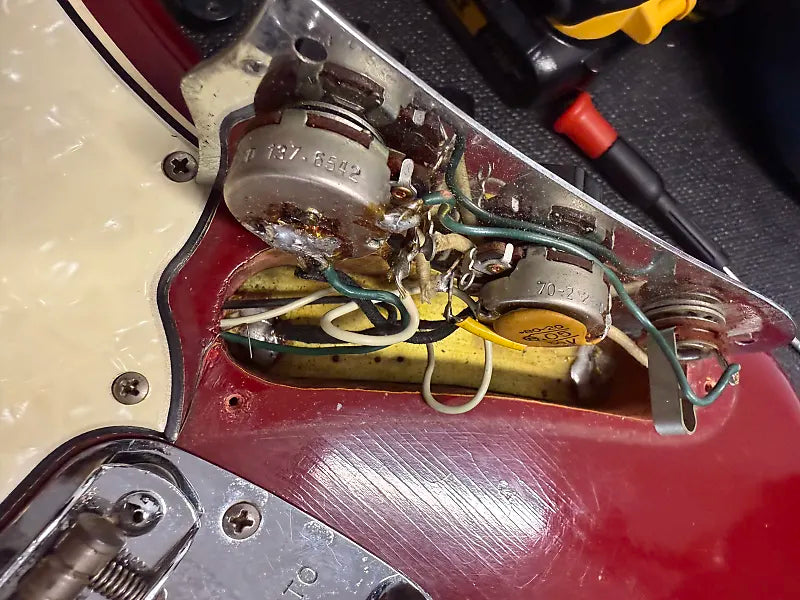1966 Fender Mustang - Dakota Red - Slab Board