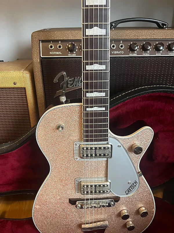 1995 Gretsch 6129 Sparkle Jet - Champagne - OHSC