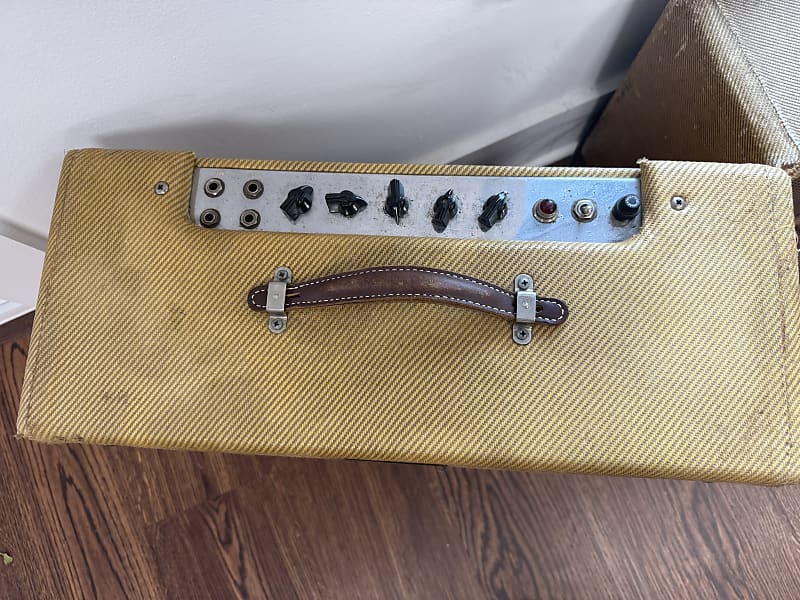 1955 Fender Tremolux 5E9 Narrow Panel 15-Watt 1x12" Guitar Combo - Retweed