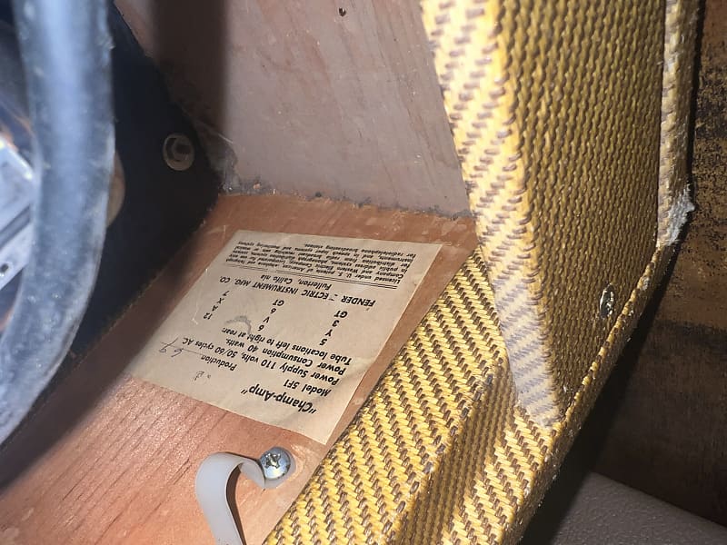 1961 Fender Champ - Tweed - 5F1