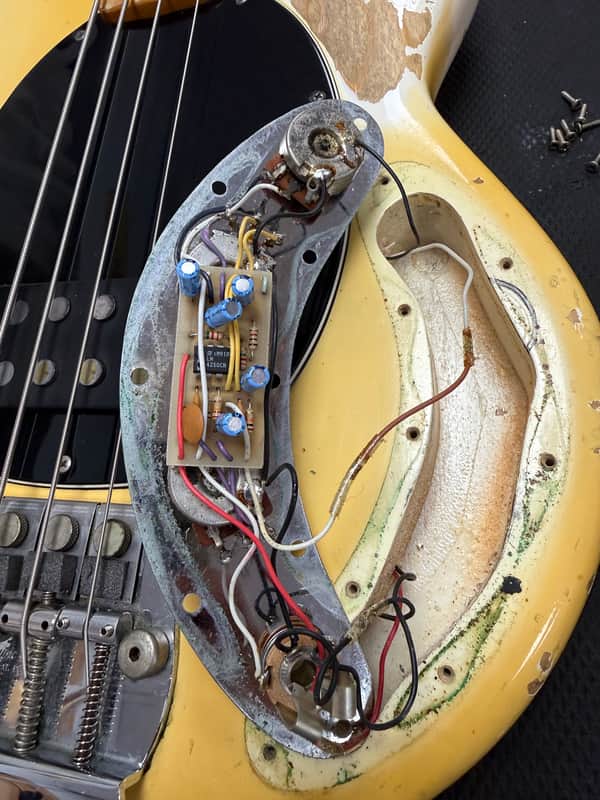 1978 Music Man Stingray Bass - Blonde - OHSC