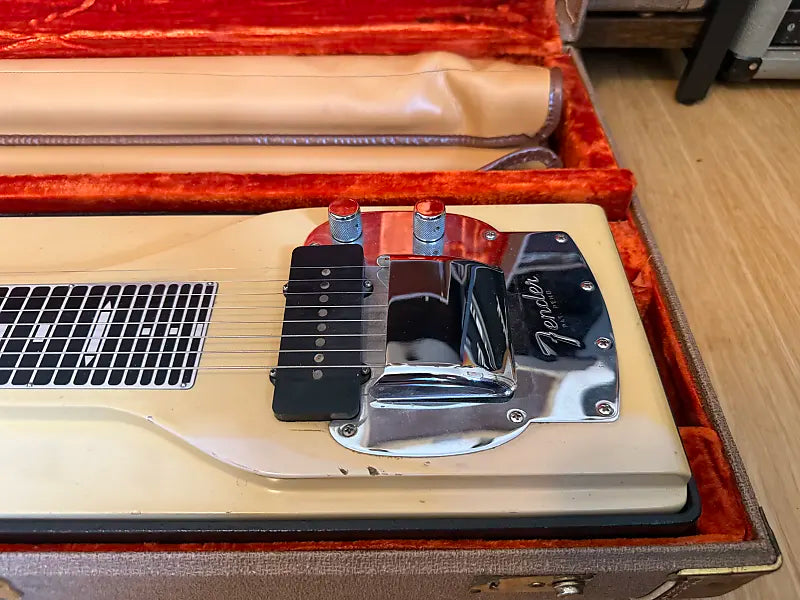1960's Fender S8 400 Single Neck 8-String Pedal Steel Guitar Desert Sand - OHSC