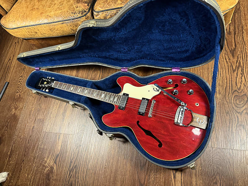 1967 Epiphone Riviera E360TD - Cherry - OHSC