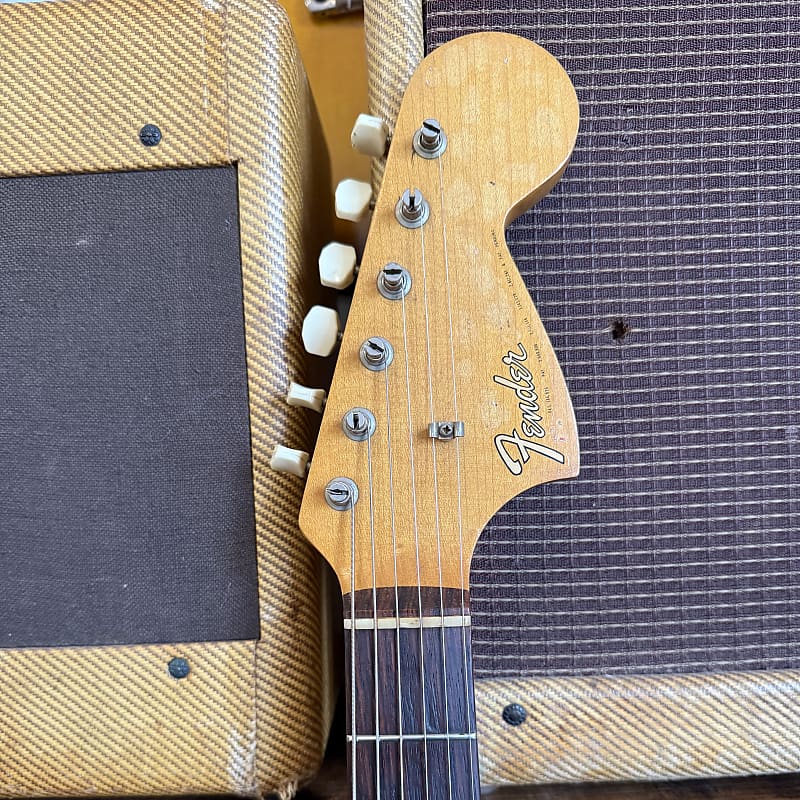 1966 Fender Mustang - Dakota Red - Slab Board
