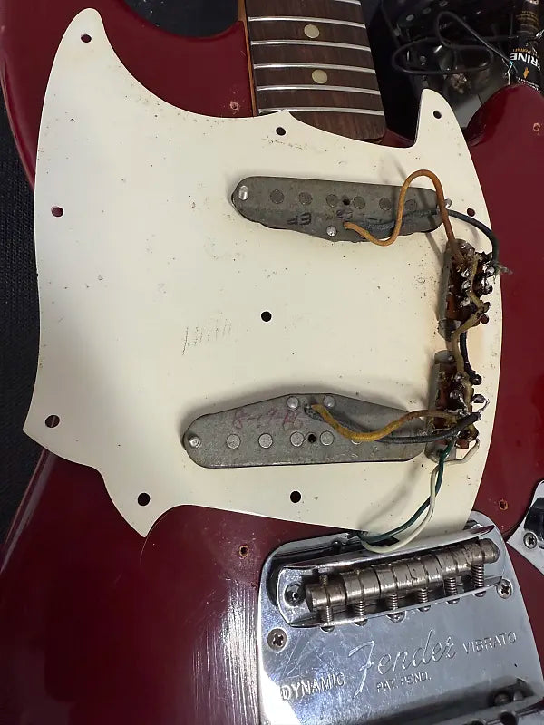1966 Fender Mustang - Dakota Red - Slab Board