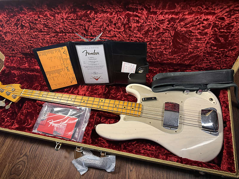 2021 Fender Custom Shop ‘57 Precision Bass Journeyman - Blond - OHSC