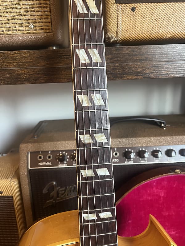 1956 Gibson L-4C - Natural - OHSC Hang Tags