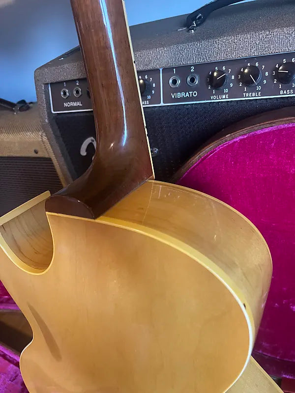 1956 Gibson L-4C - Natural - OHSC Hang Tags