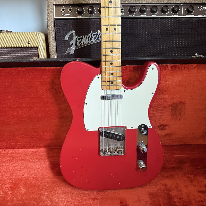 1967 Fender Telecaster - Dakota Red Refinish - Maple Cap - OHSC