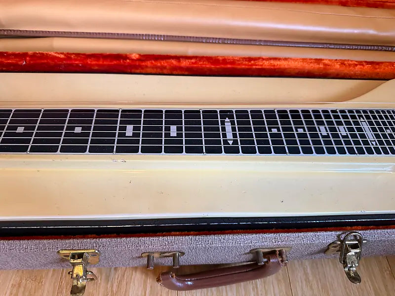 1960's Fender S8 400 Single Neck 8-String Pedal Steel Guitar Desert Sand - OHSC