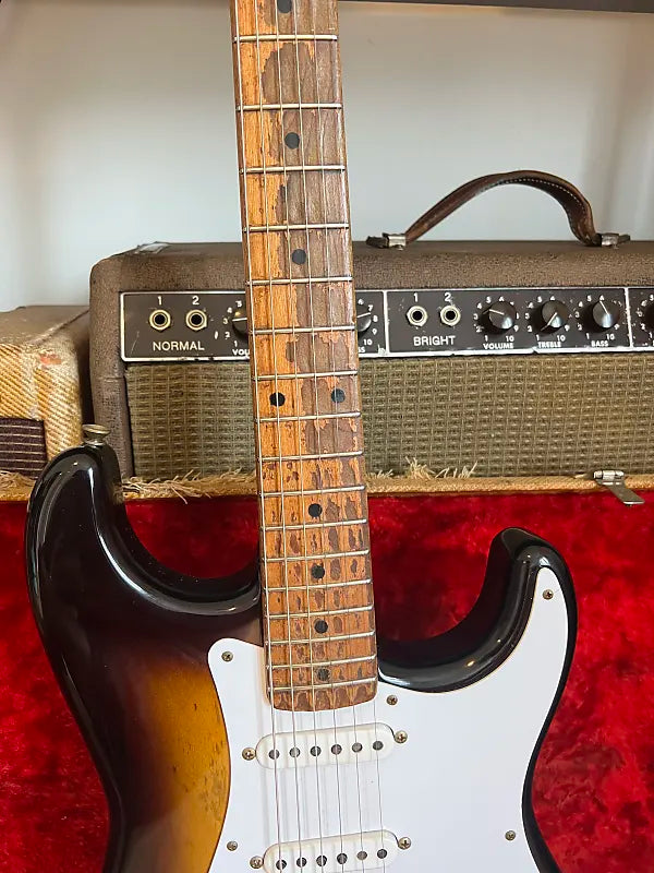 1956 Fender Stratocaster - 2 Tone Sunburst Body Only Refin - OHSC