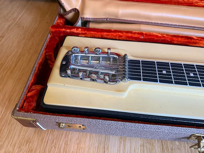 1960's Fender S8 400 Single Neck 8-String Pedal Steel Guitar Desert Sand - OHSC