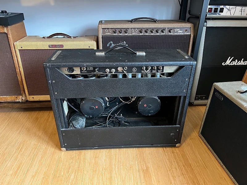 1965 Fender Twin Reverb 2-Channel 85-Watt 2x12" Guitar Combo - Black Panel