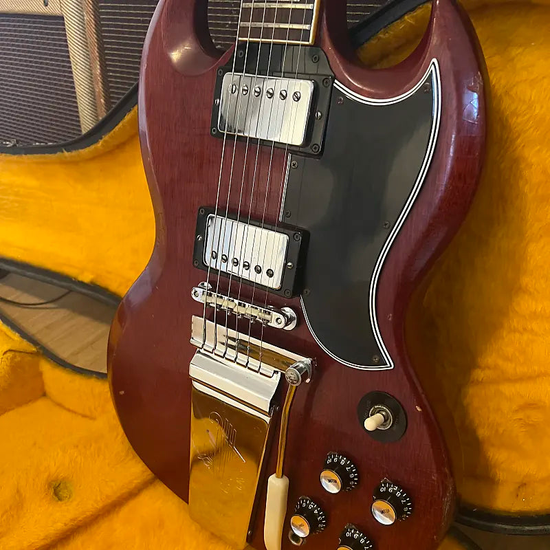 Gibson SG Standard with Maestro Vibrola 1966 - Cherry OHSC