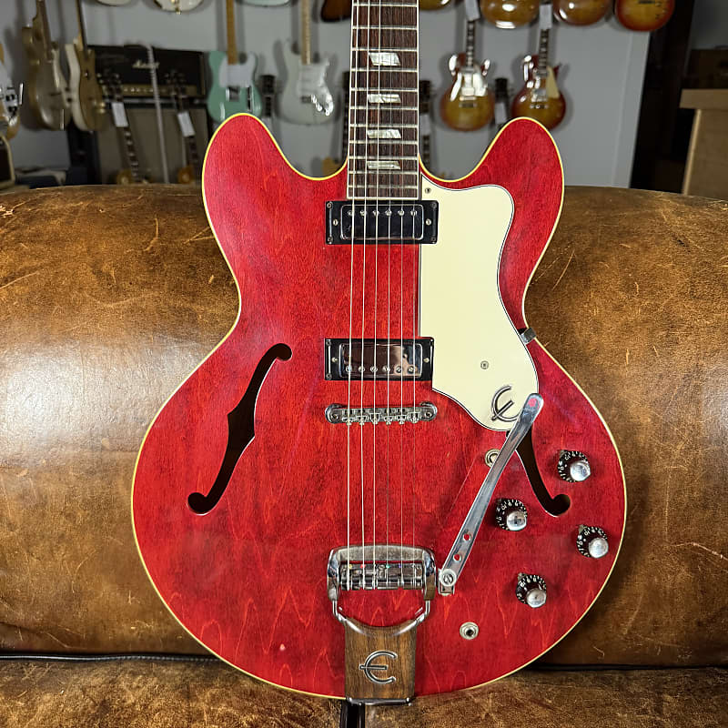 1967 Epiphone Riviera E360TD - Cherry - OHSC