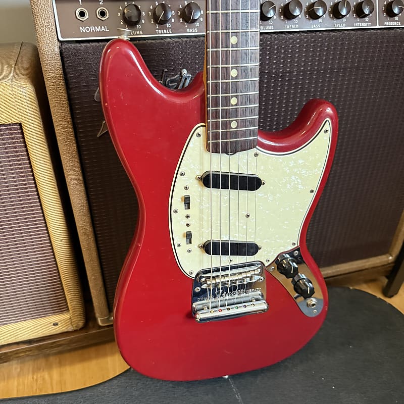 1966 Fender Mustang - Dakota Red - Slab Board
