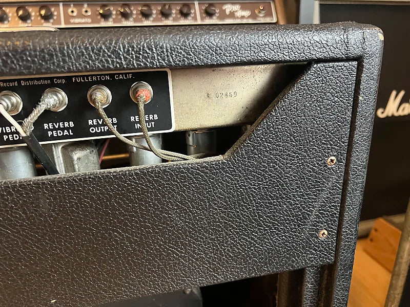 1965 Fender Twin Reverb 2-Channel 85-Watt 2x12" Guitar Combo - Black Panel