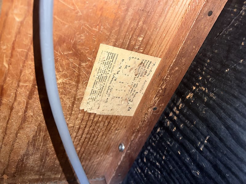 1960 Fender Pro 6G5 - Brown - Original Cover
