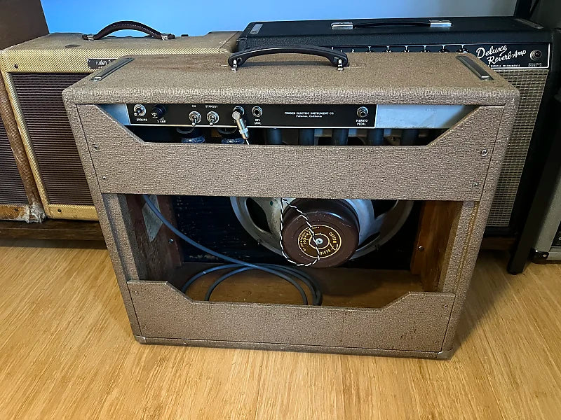 1960 Fender Pro 6G5 - Brown - Original Cover