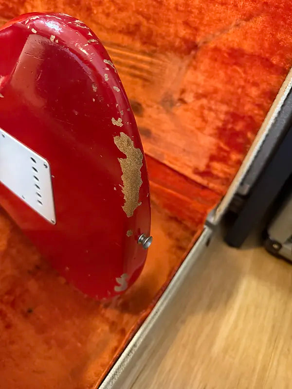 1964 Fender Stratocaster - Dakota Red with Korina Body - 100% Original OHSC