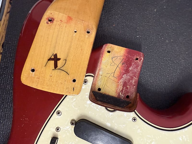 1966 Fender Mustang - Dakota Red - Slab Board