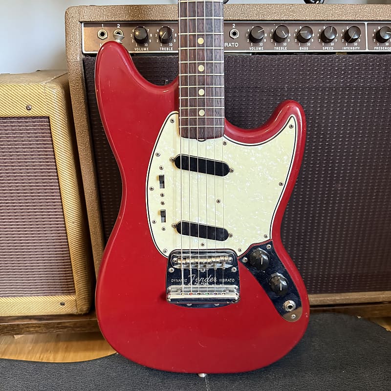 1966 Fender Mustang - Dakota Red - Slab Board