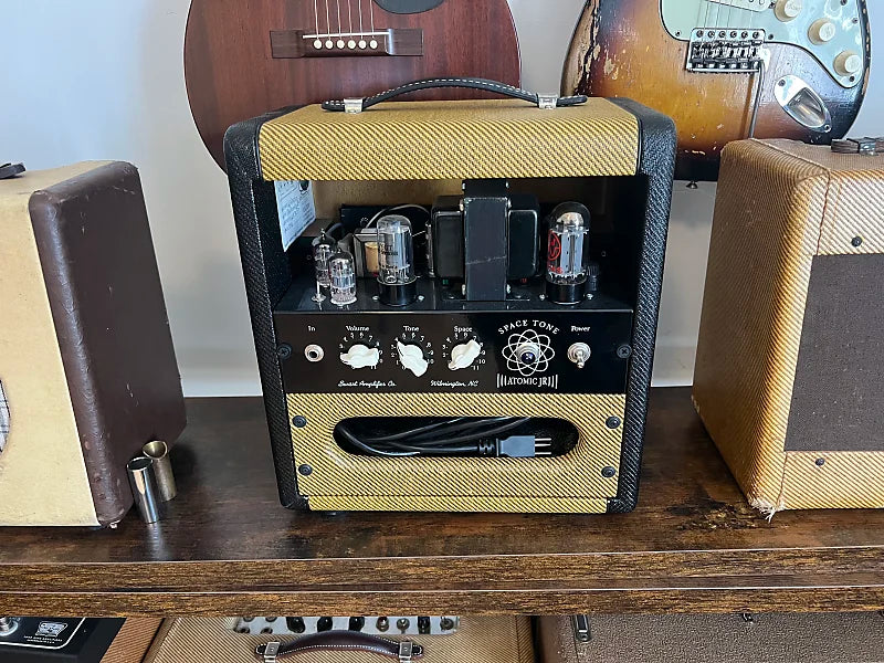 Swart Space Tone Atomic Jr 5-Watt 1x8" Guitar Combo 2011 - Present - Tweed/Black