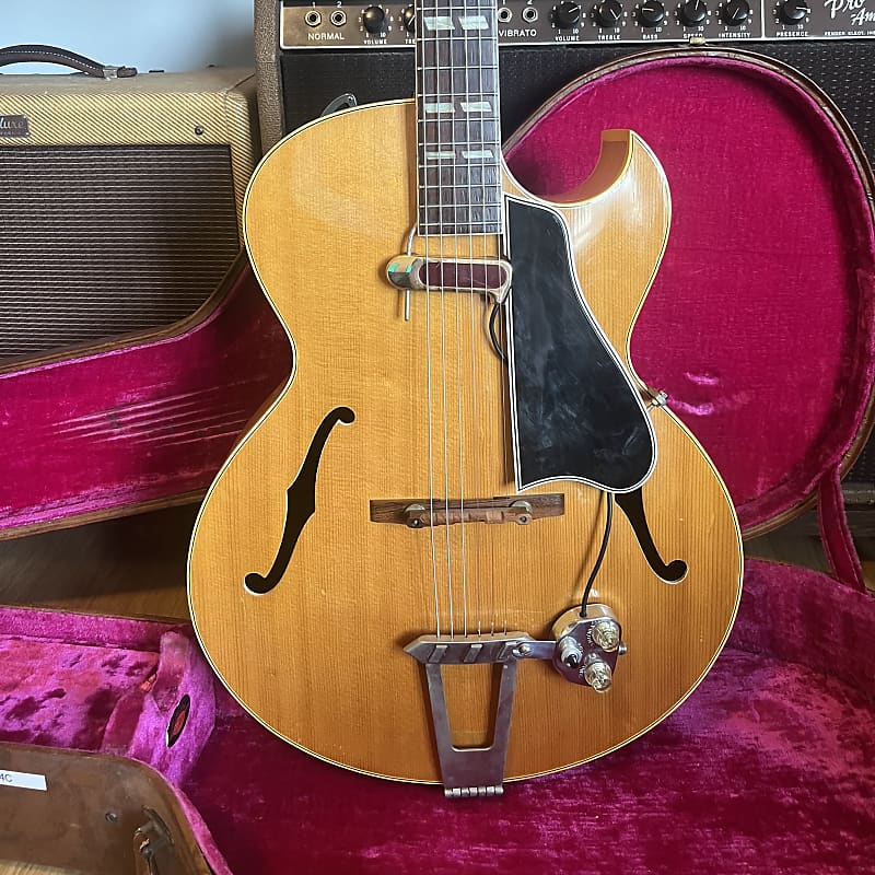1956 Gibson L-4C - Natural - OHSC Hang Tags
