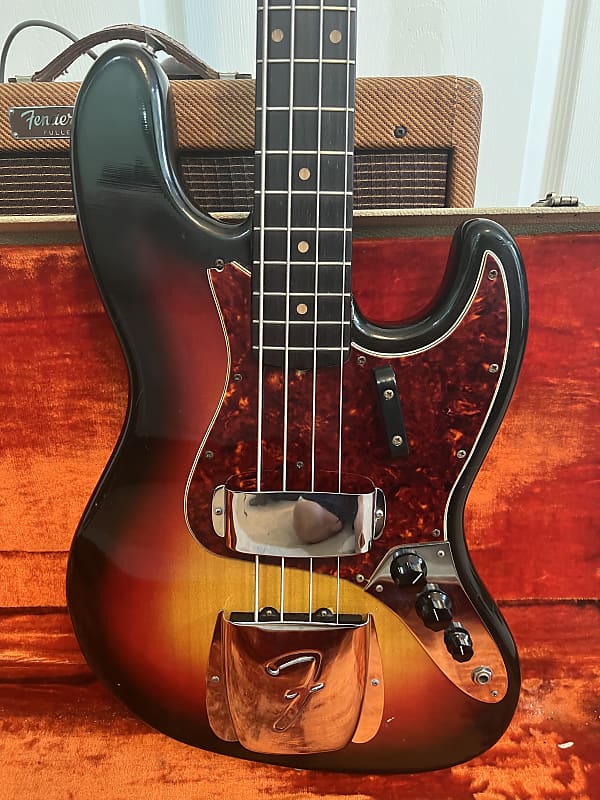 Fender Jazz Bass 1963 Sunburst OHSC One Owner