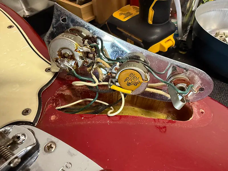 1966 Fender Mustang - Dakota Red - Slab Board