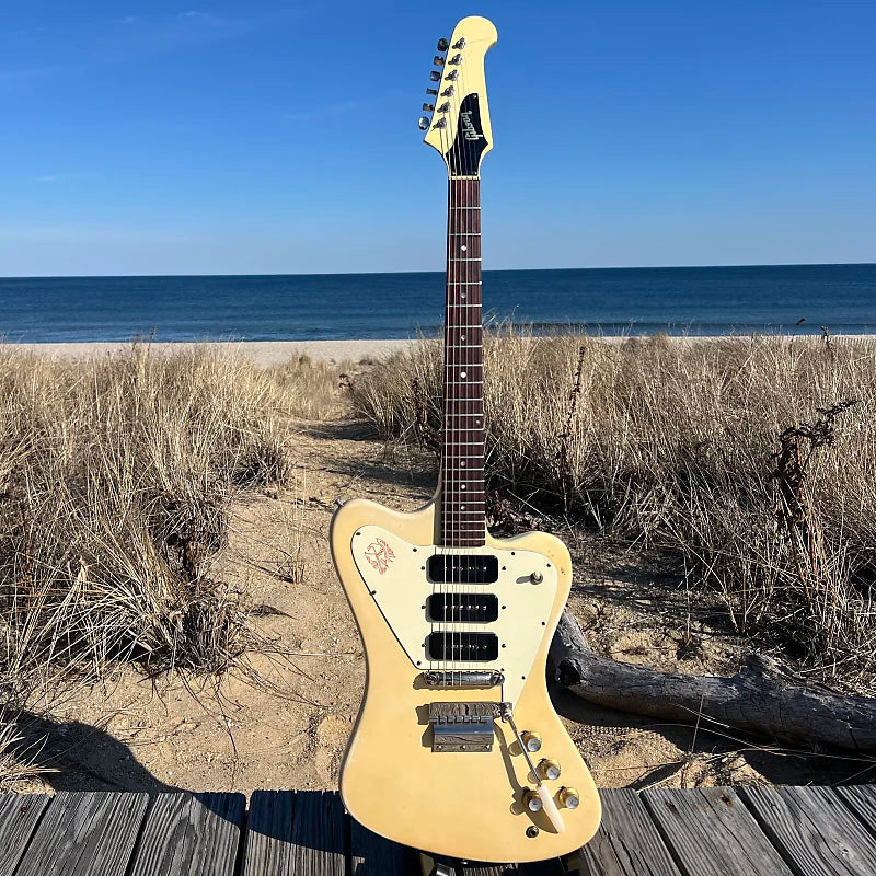 1965 Gibson Firebird III Non-Reverse - Refin Polaris White