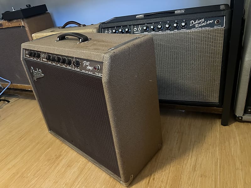 1960 Fender Pro 6G5 - Brown - Original Cover
