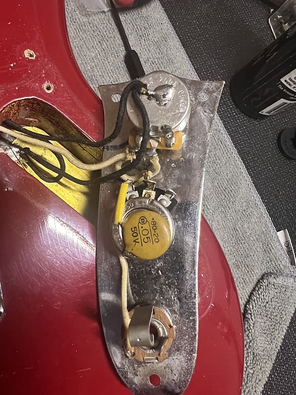 1964 Fender Mustang Guitar with Rosewood Fretboard - Dakota Red - OHSC