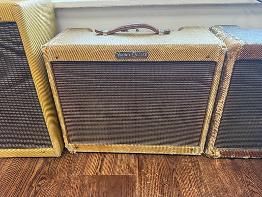 1959 Fender Deluxe 5E3 Narrow Panel 15-Watt 1x12" Guitar Combo - Tweed