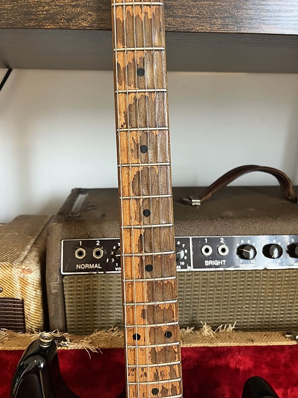 1956 Fender Stratocaster - 2 Tone Sunburst Body Only Refin - OHSC