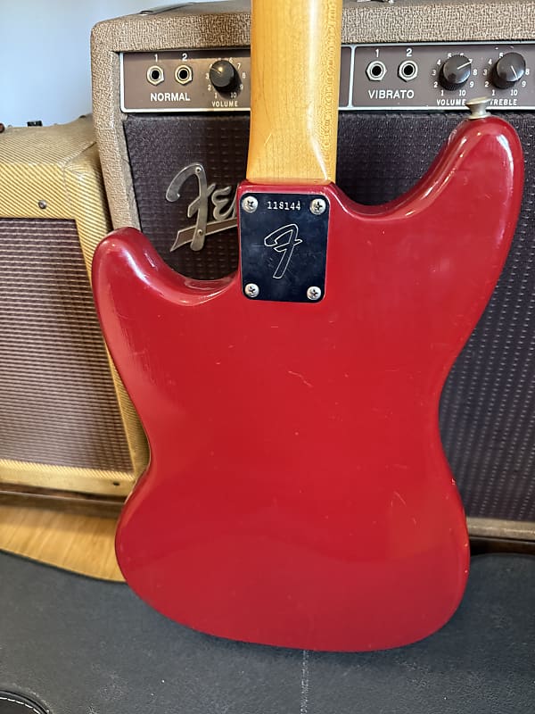 1966 Fender Mustang - Dakota Red - Slab Board