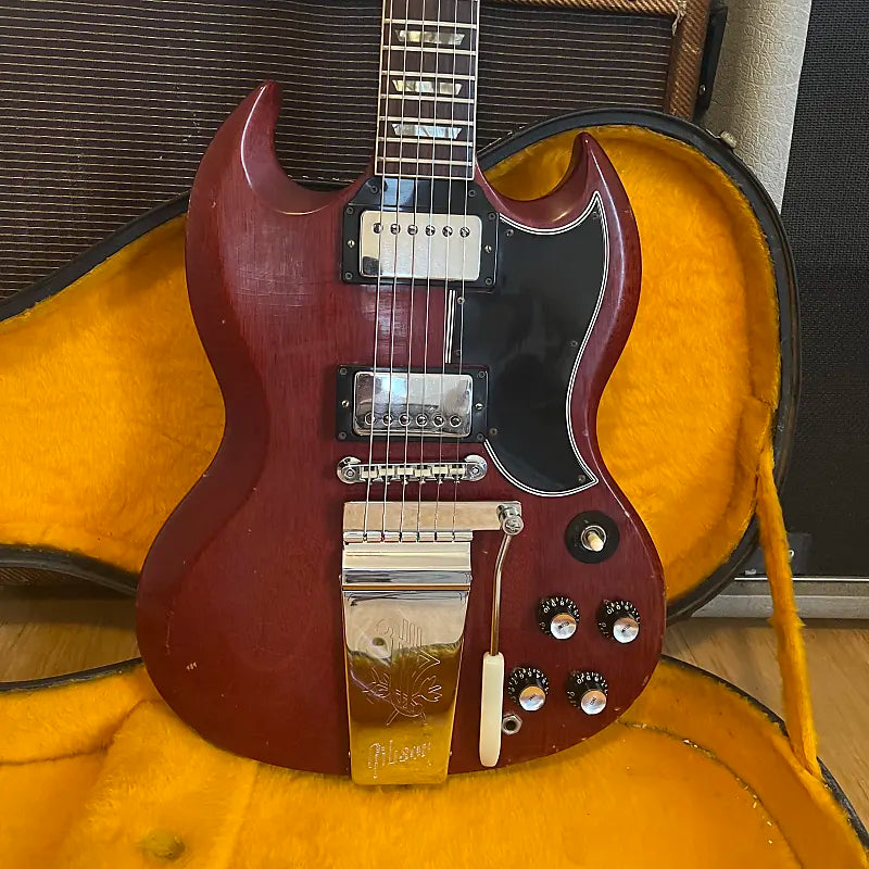 Gibson SG Standard with Maestro Vibrola 1966 - Cherry OHSC