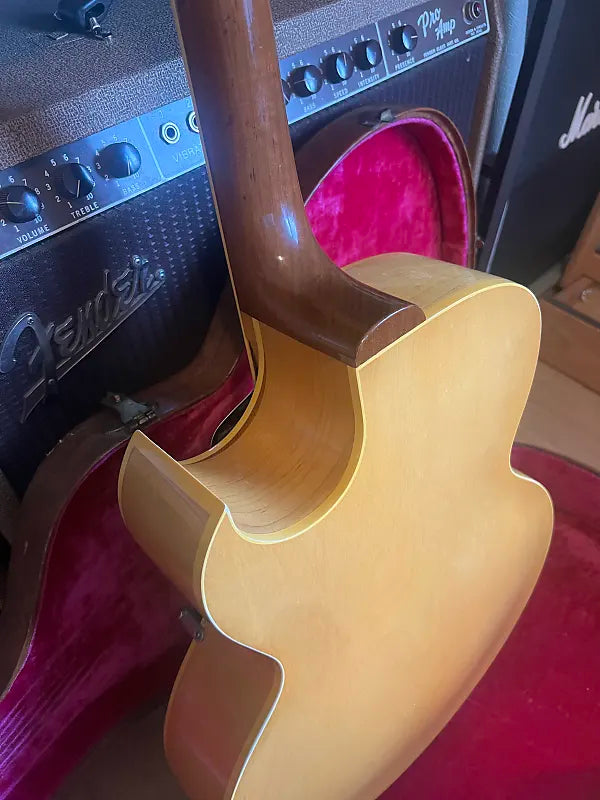 1956 Gibson L-4C - Natural - OHSC Hang Tags