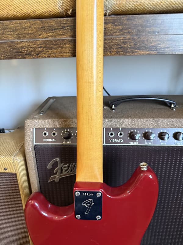 1966 Fender Mustang - Dakota Red - Slab Board