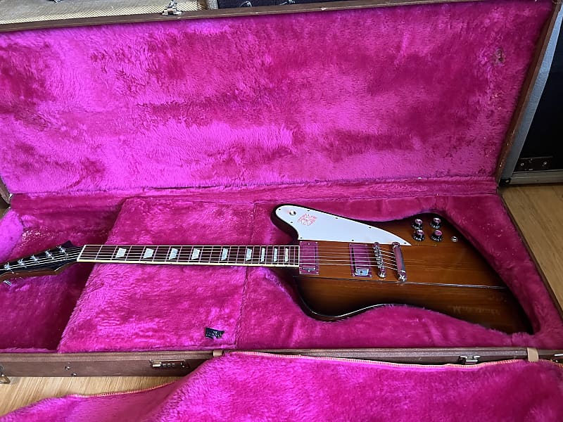 1991 Gibson Firebird V Reissue - Vintage Sunburst - OHSC