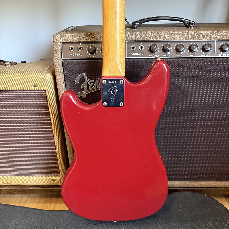 1966 Fender Mustang - Dakota Red - Slab Board