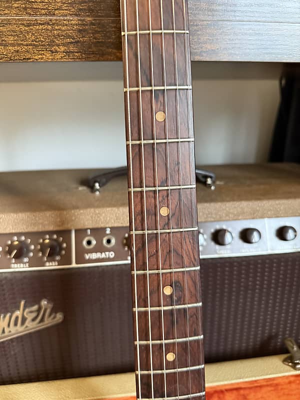 1964 Fender Stratocaster - Dakota Red with Korina Body - 100% Original OHSC
