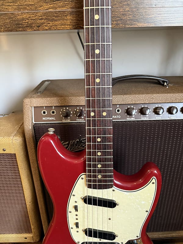 1966 Fender Mustang - Dakota Red - Slab Board