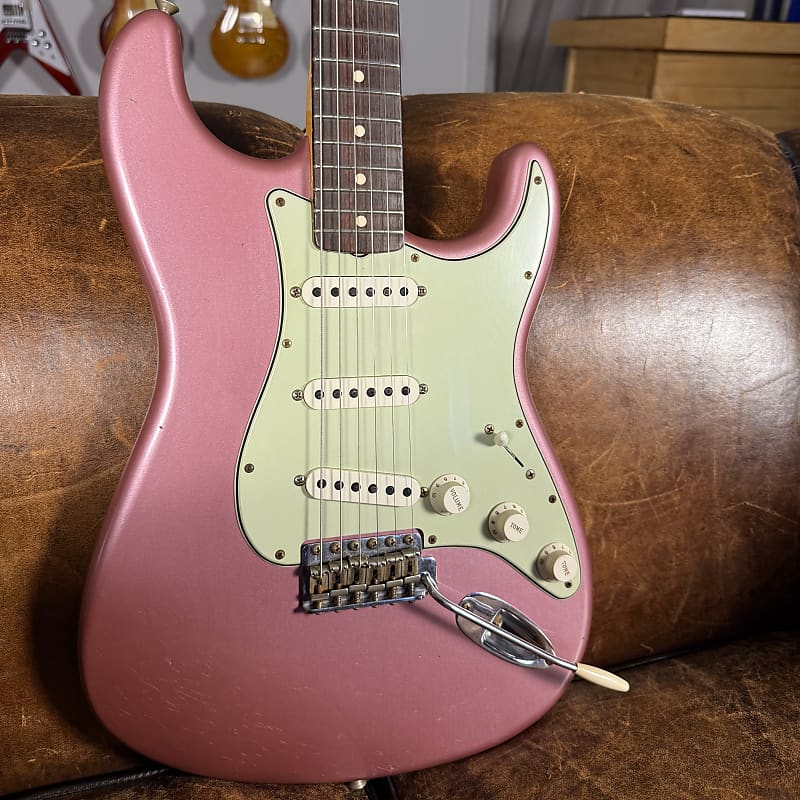 2021 Fender Custom Shop 1960 Stratocaster Journeyman - Burgundy Mist Metallic