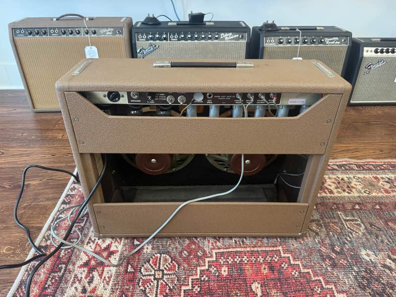 1963 Fender Vibroverb 6G16 Brownface 40-Watt 2x10" Guitar Combo - Brown