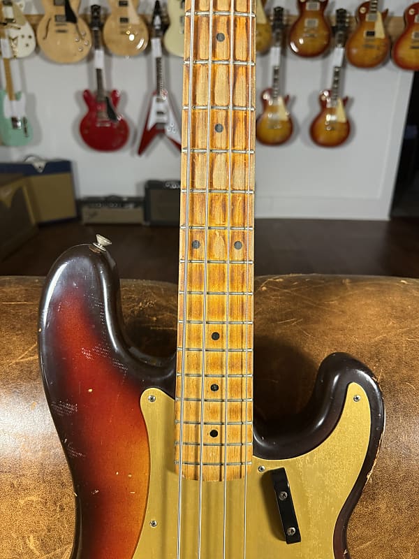 1959 Fender Precision Bass - Sunburst - Gold Anodized Guard - 1 Owner - OHSC