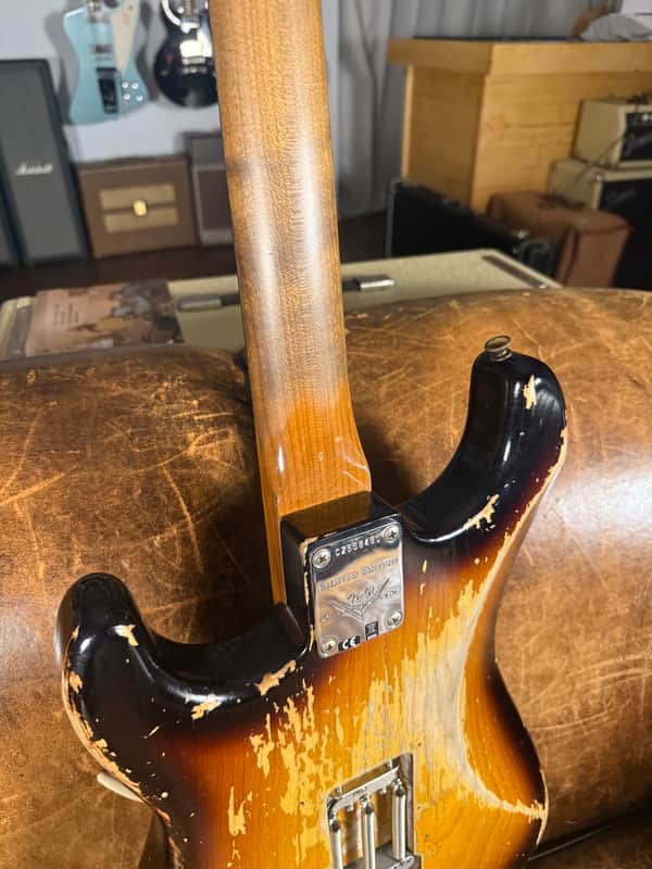 2022 Fender Custom Shop Limited Poblano Roasted Stratocaster Relic - Sunburst