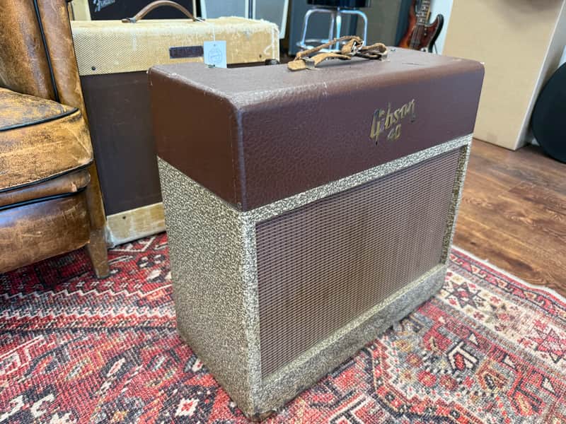 1956  Gibson GA-40 Les Paul 15-Watt 1x12" Guitar Combo - Two-Tone Brown